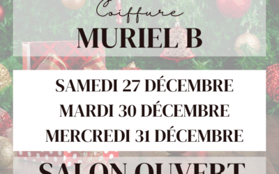 Salon de coiffure ouvert ces derniers jours de 2025